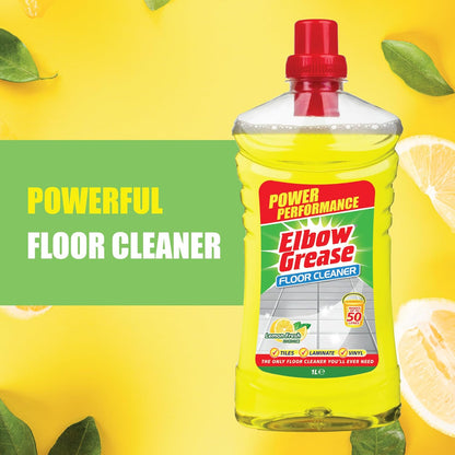 Elbow Grease Concentrated Floor Cleaner | Wood and Laminate | Lemon |  1 x 1L