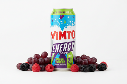 Vimto Original Energy Drink | No Added Sugar | Sparkling Juice | 12 x 500ml
