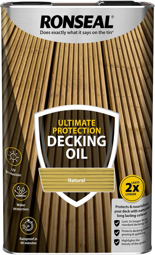 Ronseal Ultimate Decking Oil Natural 5L [37297]