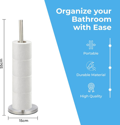 Blue Canyon Stainless Steel Toilet Roll Holder Spike