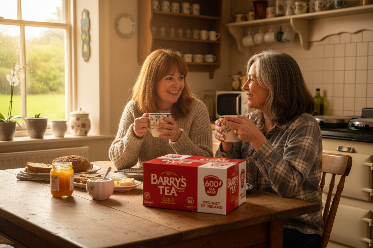 Barry's Gold Teabags 100% Black Tea. Expertly Blended in Ireland 600 Per Box