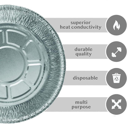 Caroline 8 Foil Pie Plates 197Mmx16Mm 1021