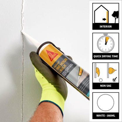 SikaSeal One Hour Caulk |  White | 1 x 300 ml