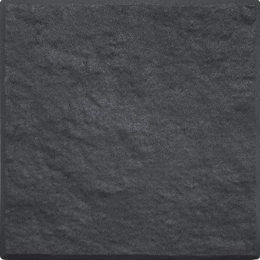 Primeur Recycled Square Recycled Rubber Stepping Stone, Slate, 30 x 30cm