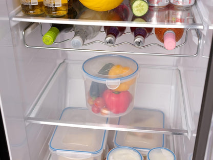 Addis Clip Tight Food Storage Container Large 2 Litre Round Airtight Silicone Seal