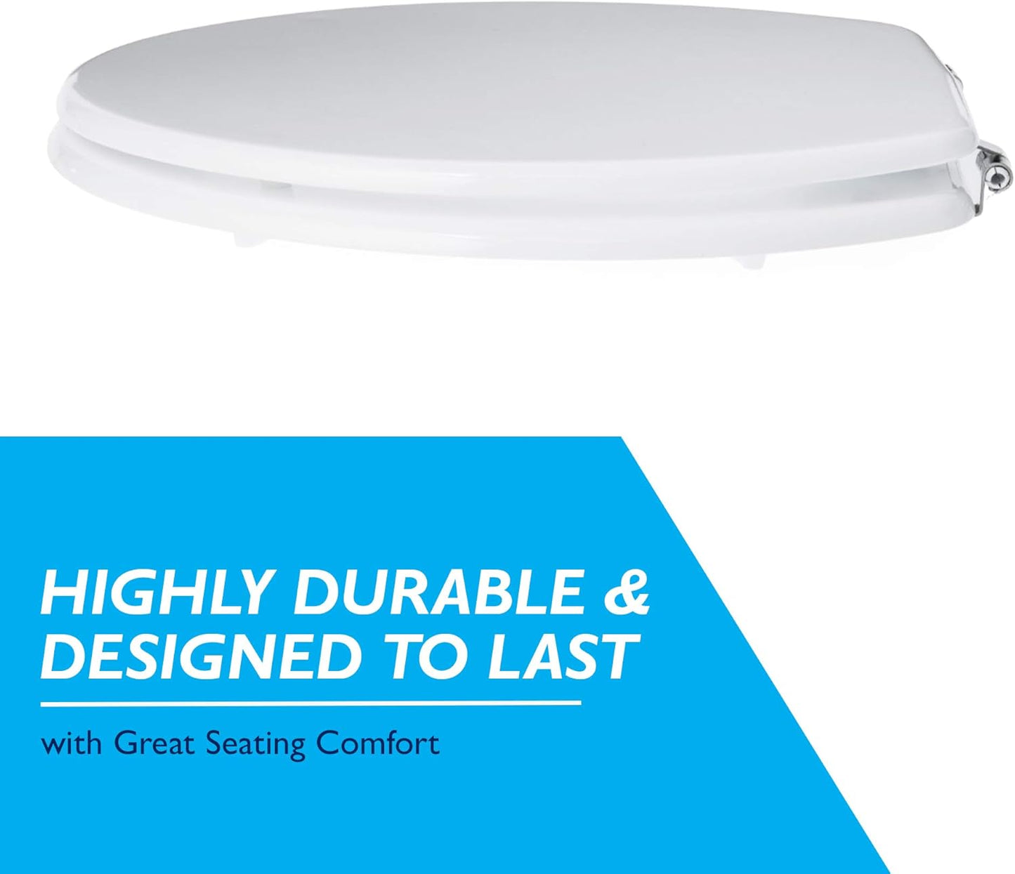 Blue Canyon Wooden Toilet Seat High Gloss Finish White