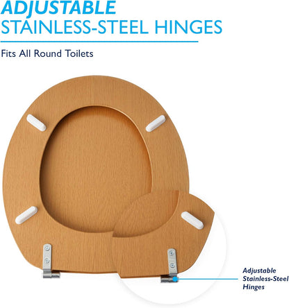 Blue Canyon Wooden Toilet Seat Beech