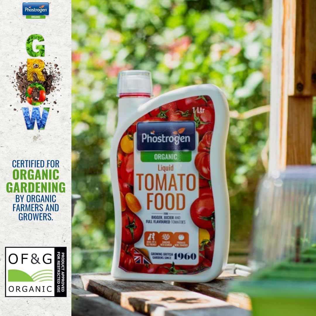 Phostrogen Organic Tomato Food, 1L - Seaweed Enriched