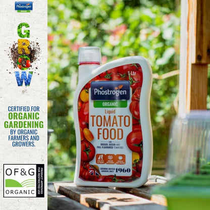 Phostrogen Organic Tomato Food, 1L - Seaweed Enriched