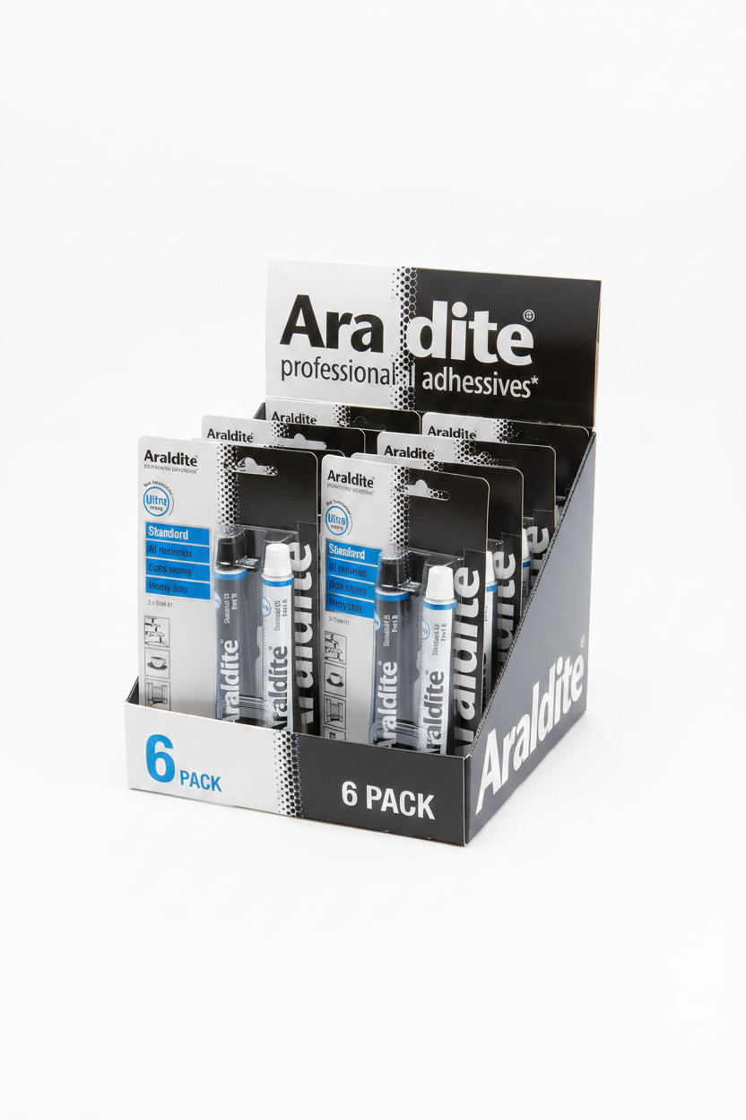 Araldite | Standard 2-Part Epoxy Resin Glue | Ultra Strong, Multipurpose & Solvent Free