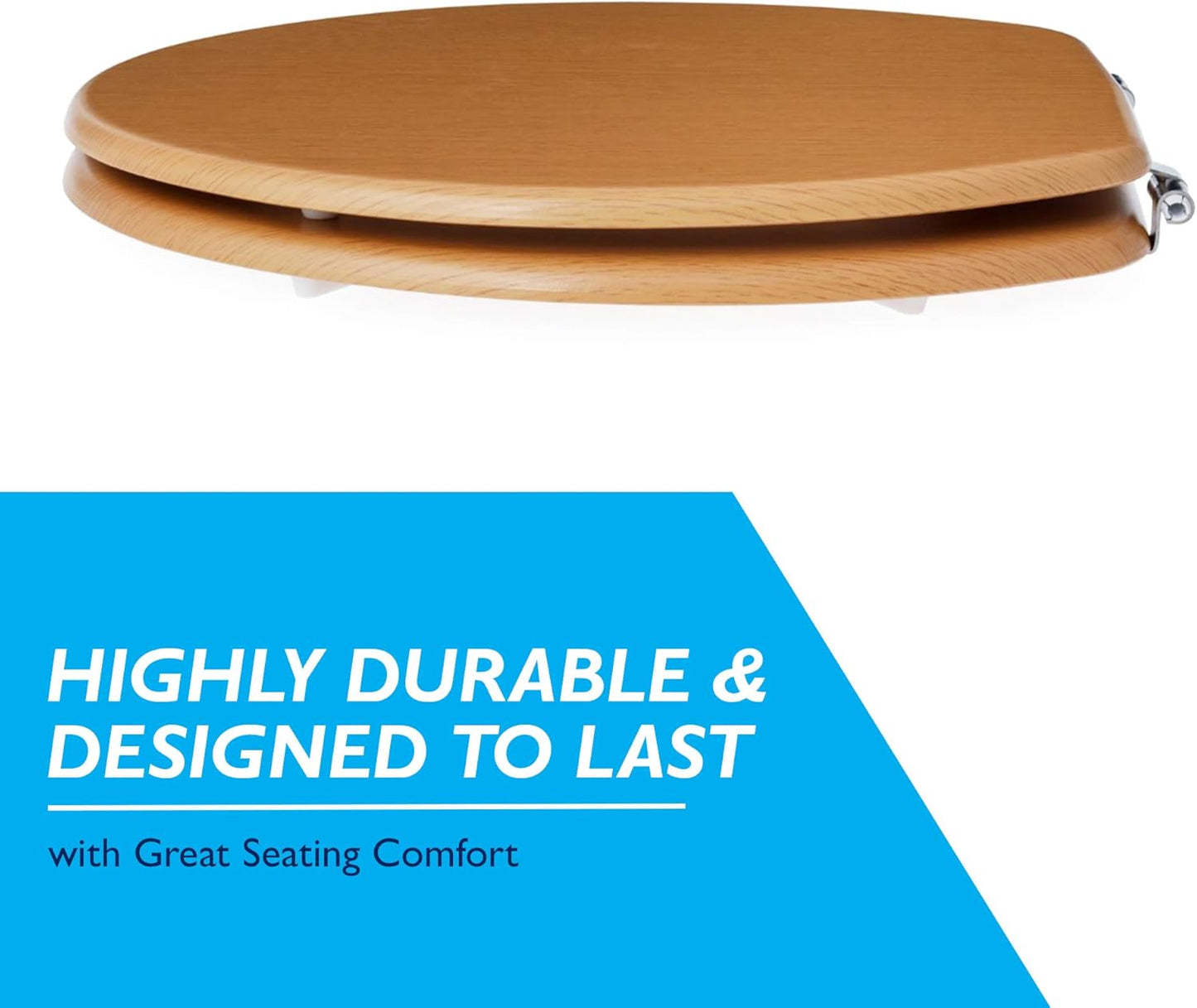 Blue Canyon Wooden Toilet Seat Beech