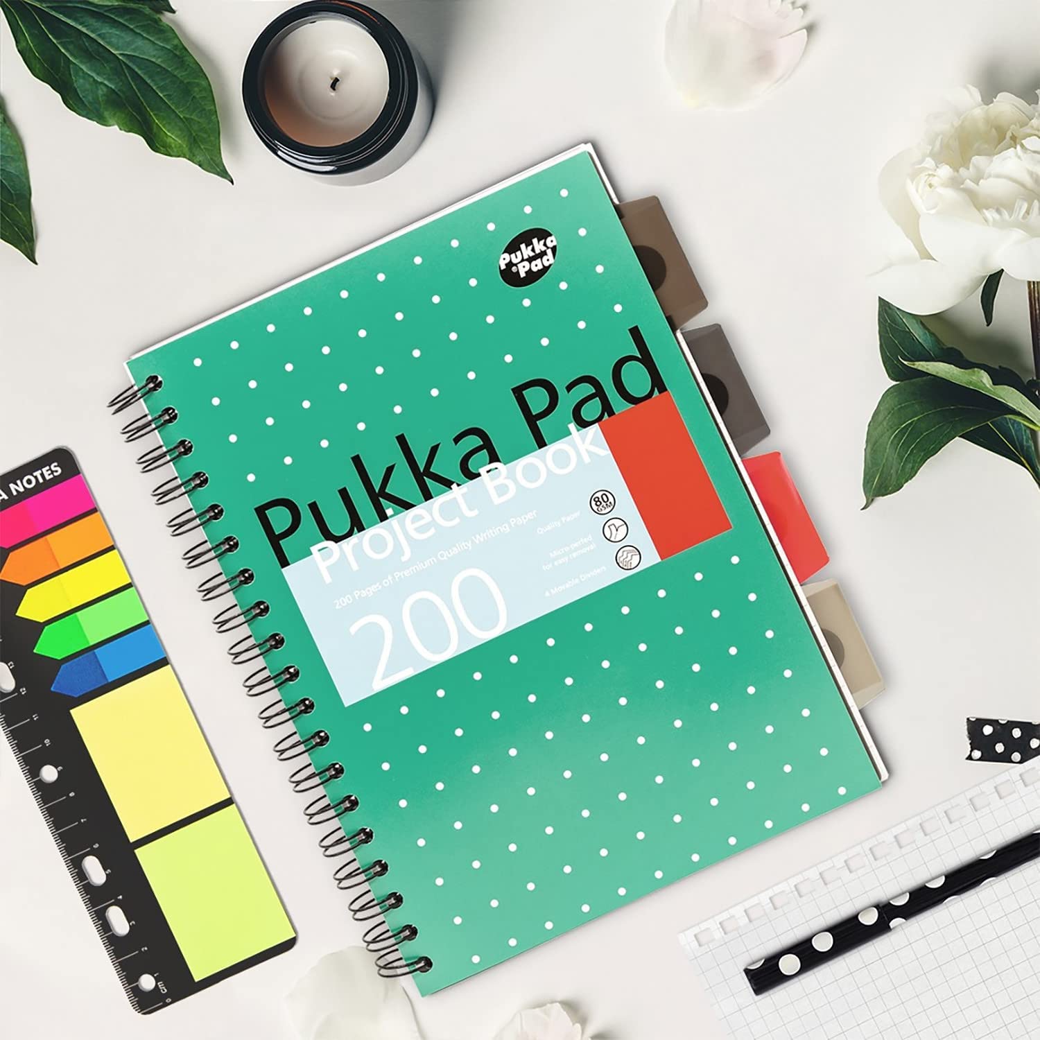 Pukka Pads Metallic Green A4 Project Book Code 8521-MET - NWT FM SOLUTIONS