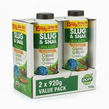 Doff Organic Slug & Snail Killer 800g Ferric Phosphate + 15% Free