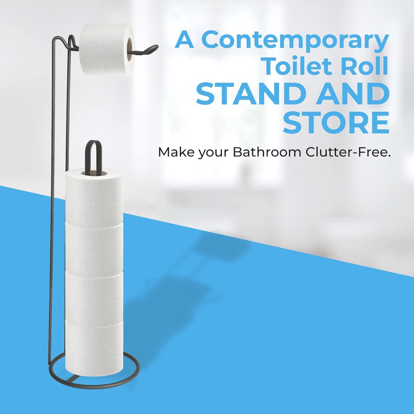 Blue Canyon Stainless Steel Toilet Roll Holder Chrome