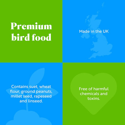 RSPB - Fat Balls for Wild Birds | High Energy Suet Balls | Made in the UK | 1 x 50 Box