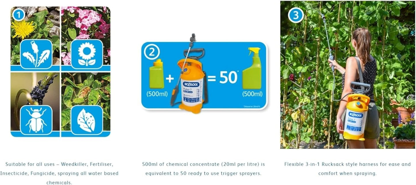 Hozelock - Pressure Sprayer Pulsar Plus 5L 4310 1240