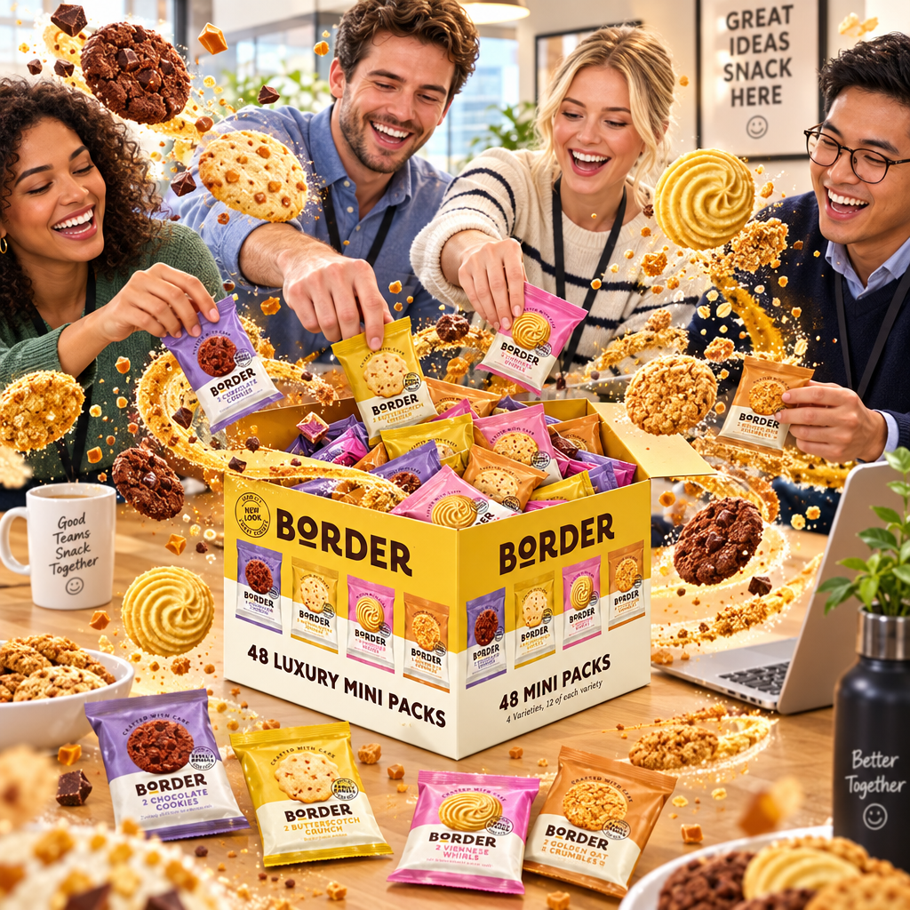 Border Biscuits 48 Luxury Mini Packs (4 Varieties)