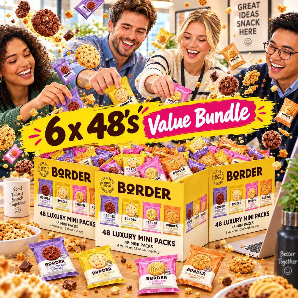 Border Biscuits 48 Luxury Mini Packs (4 Varieties)