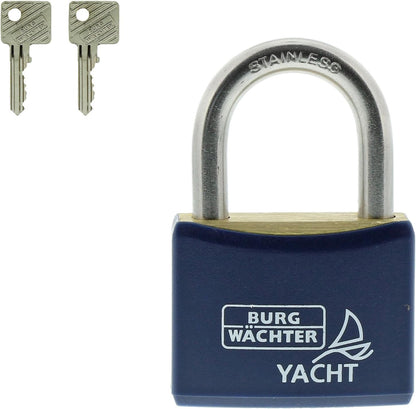 Burg-Wachter Yacht 460 Brass Rustproof 40mm Marine Padlock