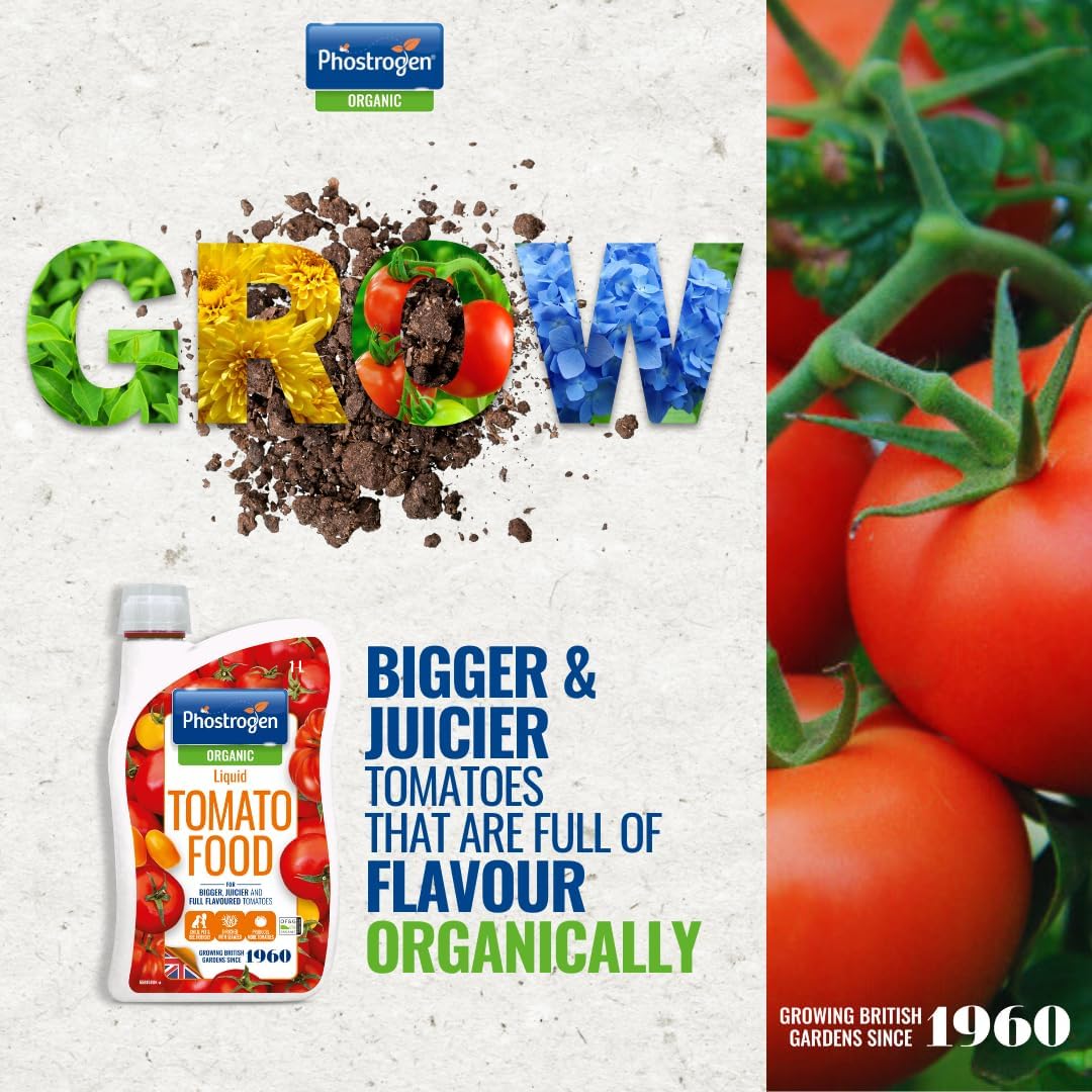 Phostrogen Organic Tomato Food, 1L - Seaweed Enriched