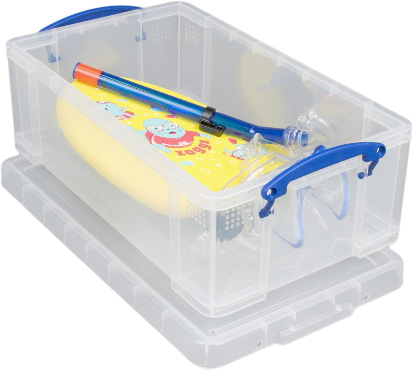 Really Useful 12L Plastic Storage Box With Lid 465x270x150mm C4 Clear