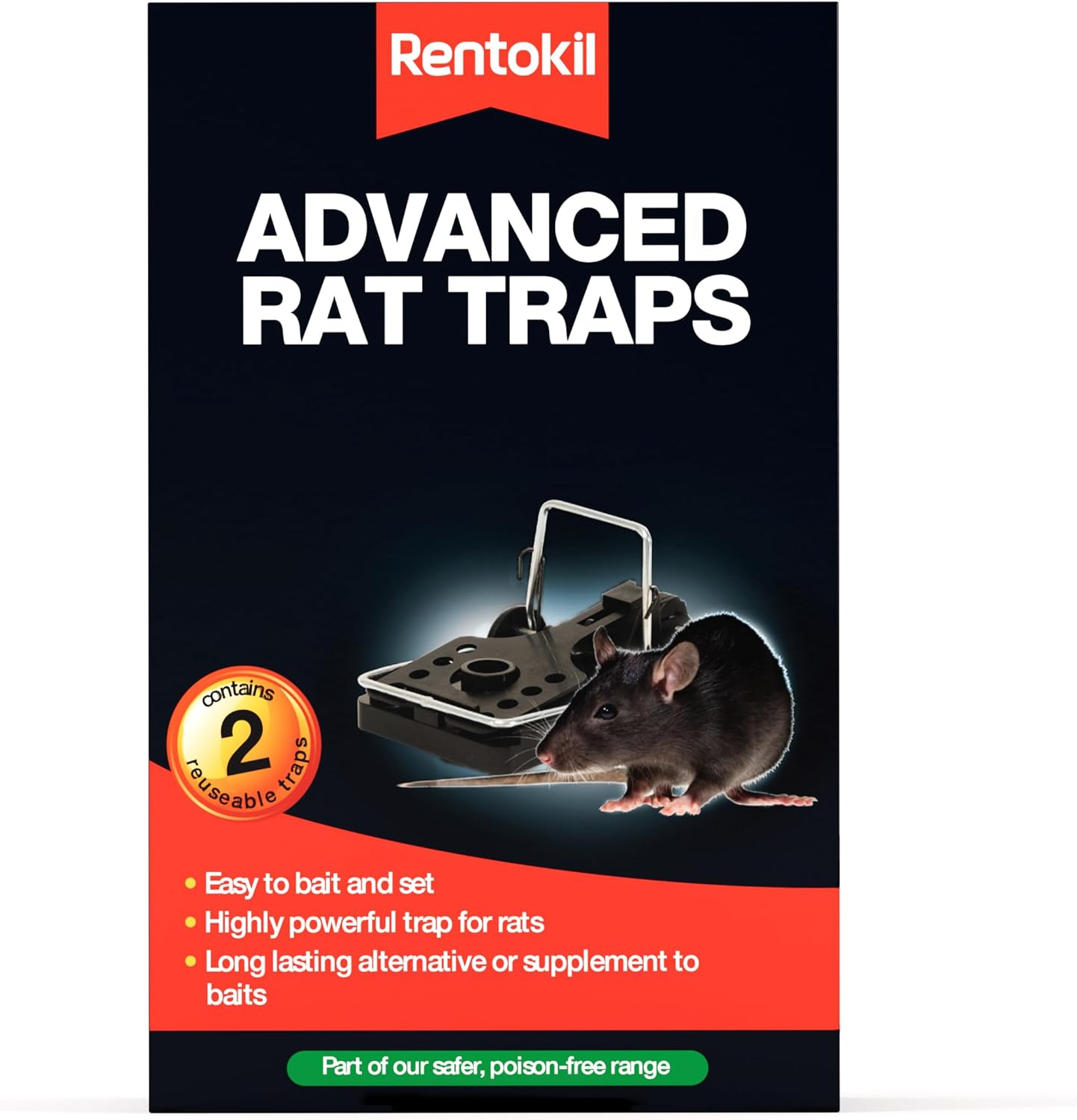 Rentokil Advanced Rat Traps {Twin Pack}
