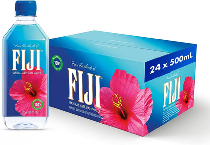 Fiji Water Natural Artesian Water Bottles 24x500ml