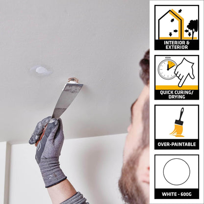 Everbuild All Purpose Ready Mixed Filler €“ Interior And Exterior Use €“ White €“ 600G