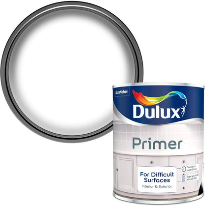 Dulux Difficult Surfaces Primer - 750Ml, White