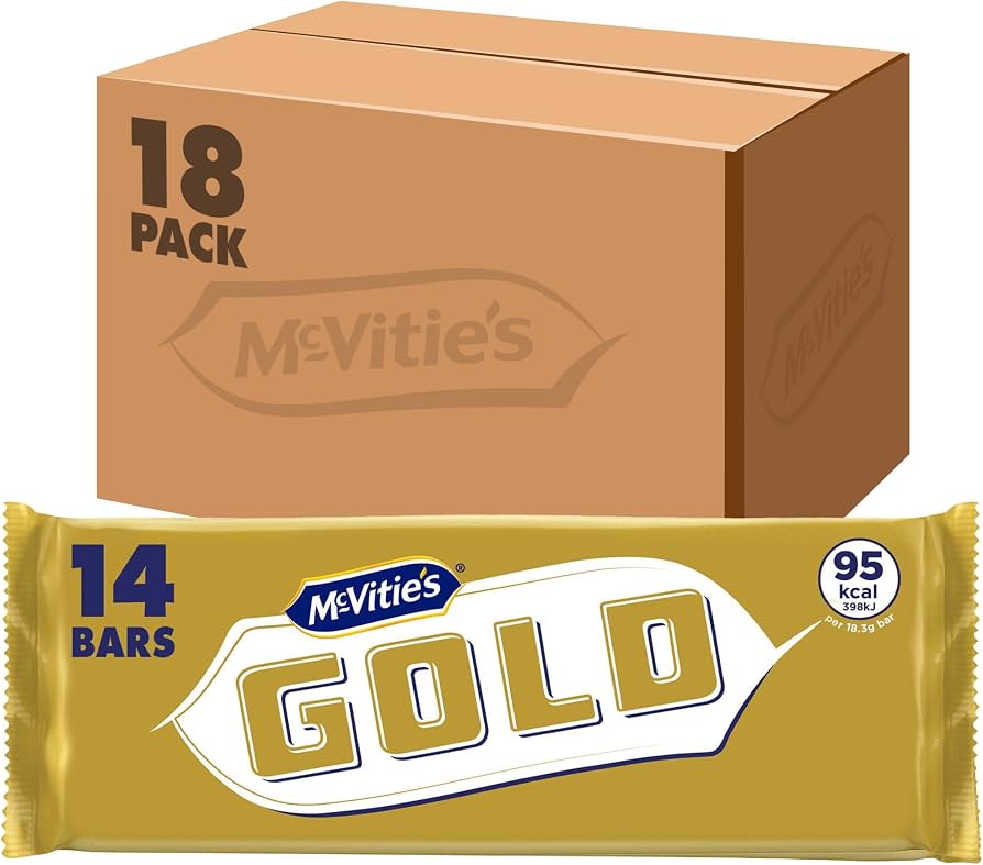 McVitie's Gold Biscuit Bars Family Pack 14 Pack