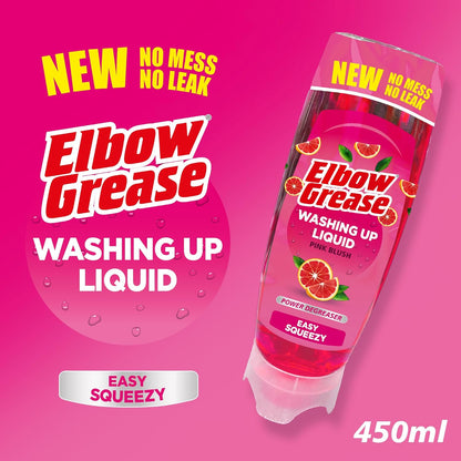 Elbow Grease Stand Up Washing Up Liquid | Grapefruit | 1 x 450ml