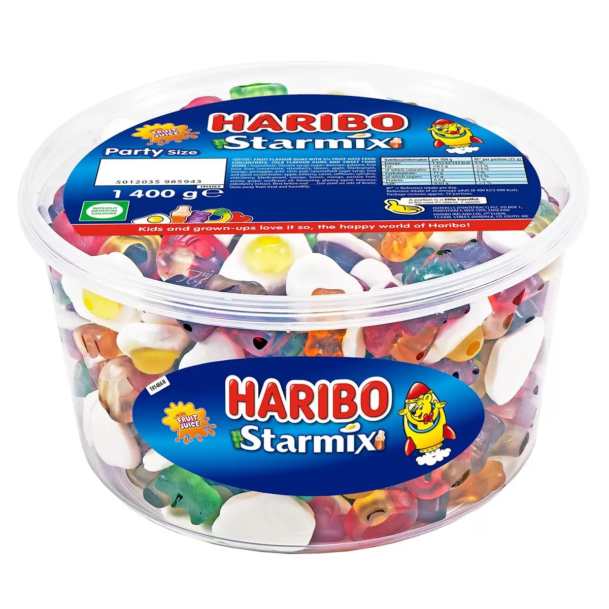 Haribo Starmix Large Tub | 1 x 1.4kg