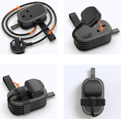 WE Retail Travel Extension Hub - Single Socket Mains Power with 1.1m 13A cable
