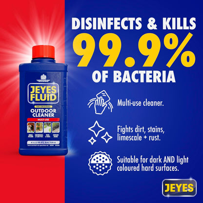 Jeyes Fluid Outdoor Cleaner Multiuse Disinfectant, Navy Blue, 300ml