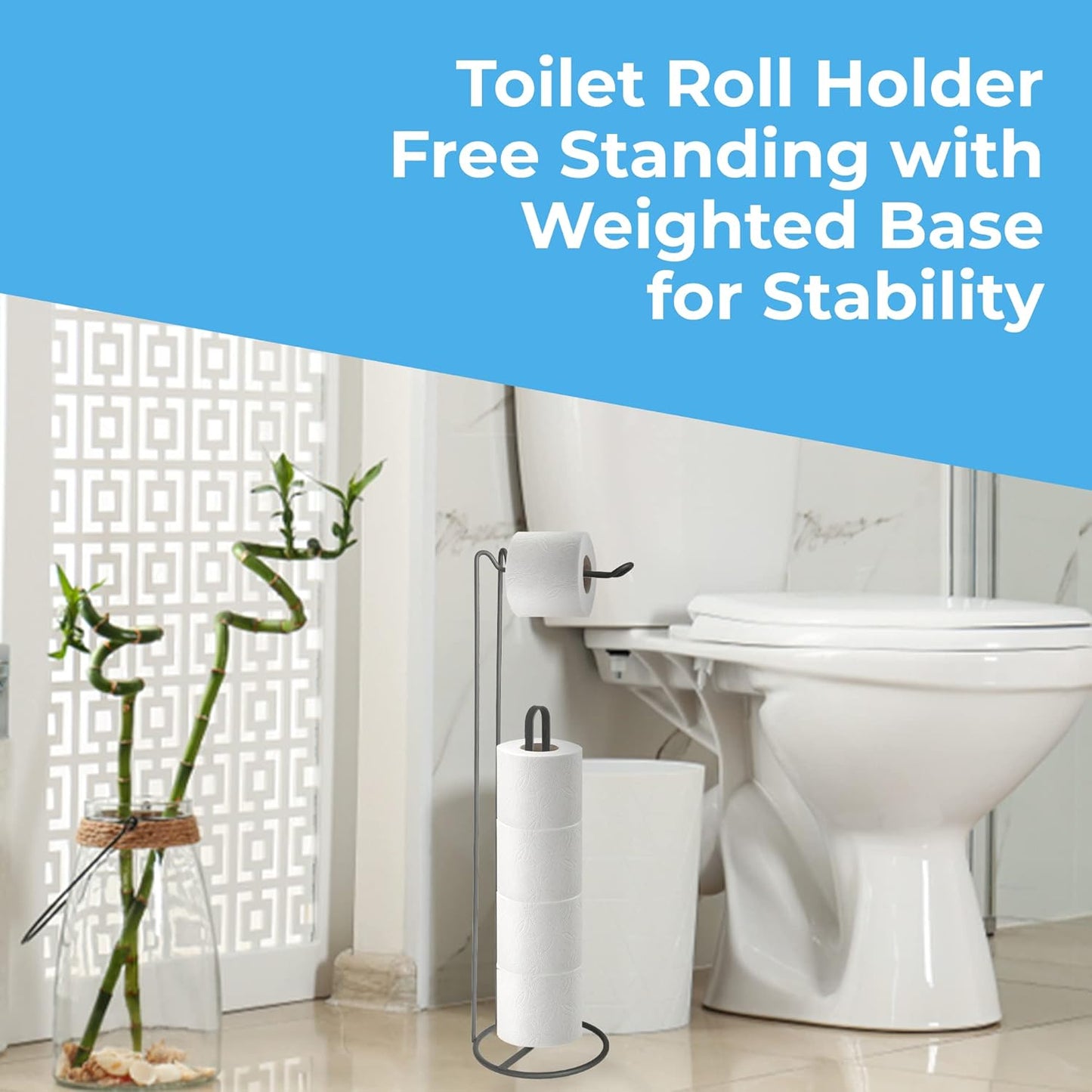 Blue Canyon Stainless Steel Toilet Roll Holder Chrome