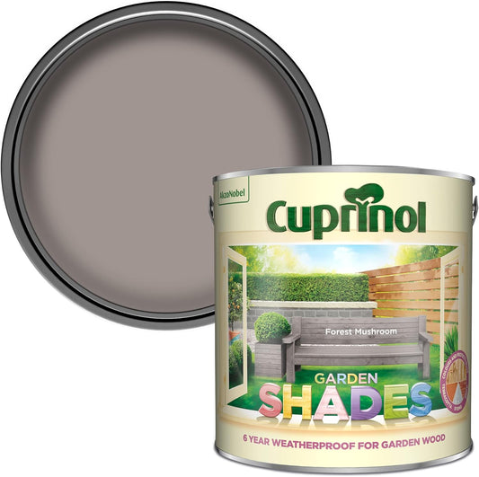 Cuprinol 2.5 Litre Garden Shades Paint - Forest Mushroom