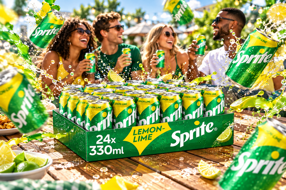Sprite Lemon Lime Canned Drink 330ml (Pack of 24)