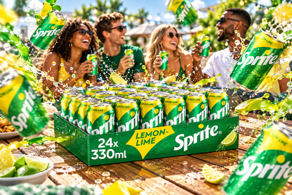 Sprite Lemon Lime Canned Drink 330ml (Pack of 24)