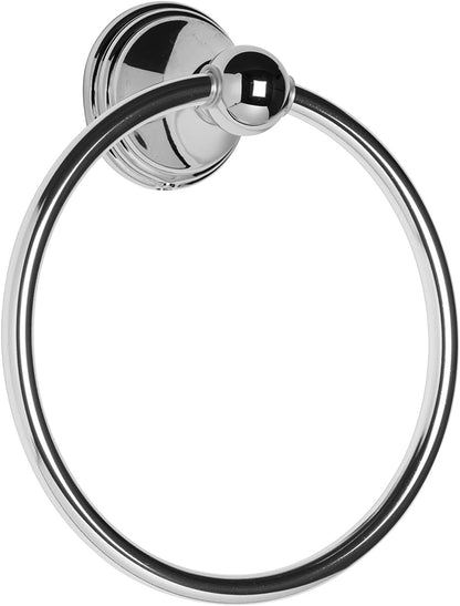 Croydex Qm201541 Westminster Towel Ring, Chrome