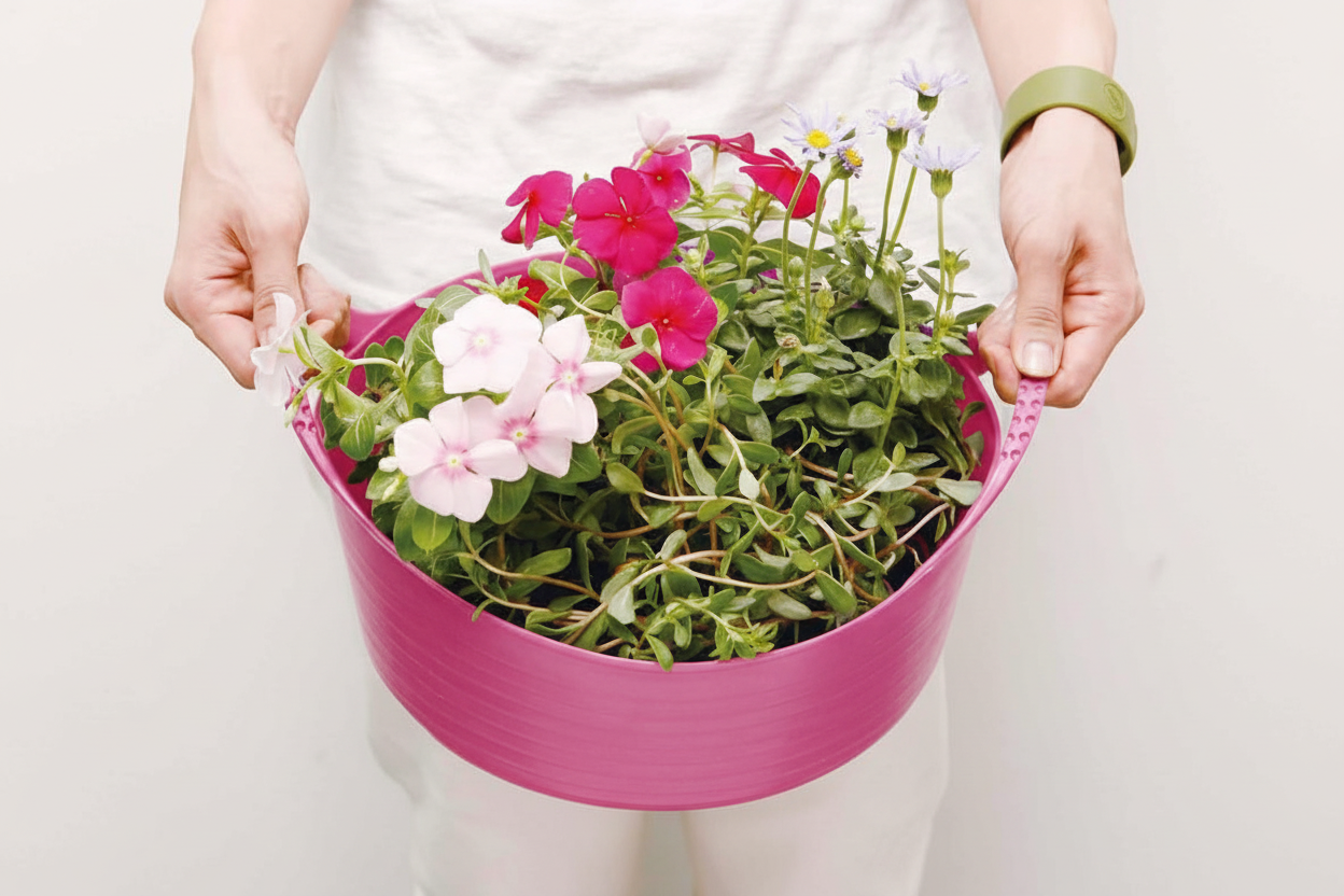 Tubtrugs Mini Shallow Bucket | Pink | 5 Litre