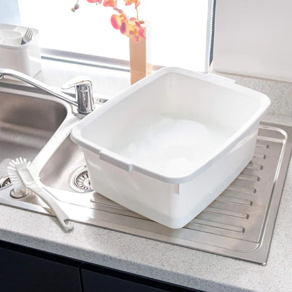 Addis Plastic WHITE Butler Large Rectangular Bowl 12.5 Litre