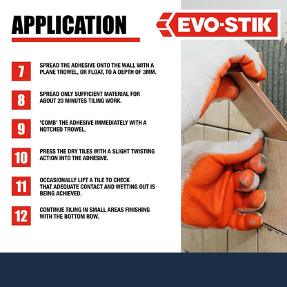 EVO-STIK Mould Resistant Wall Tile Adhesive & Grout 2.5 Litre