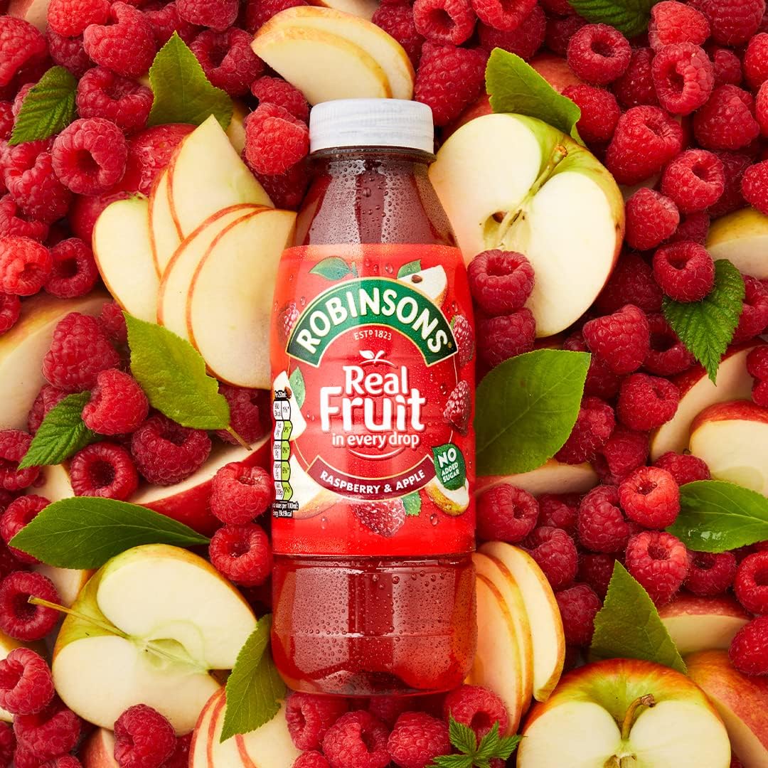 Robinsons RTD Raspberry & Apple Bottle 12 x 500ml