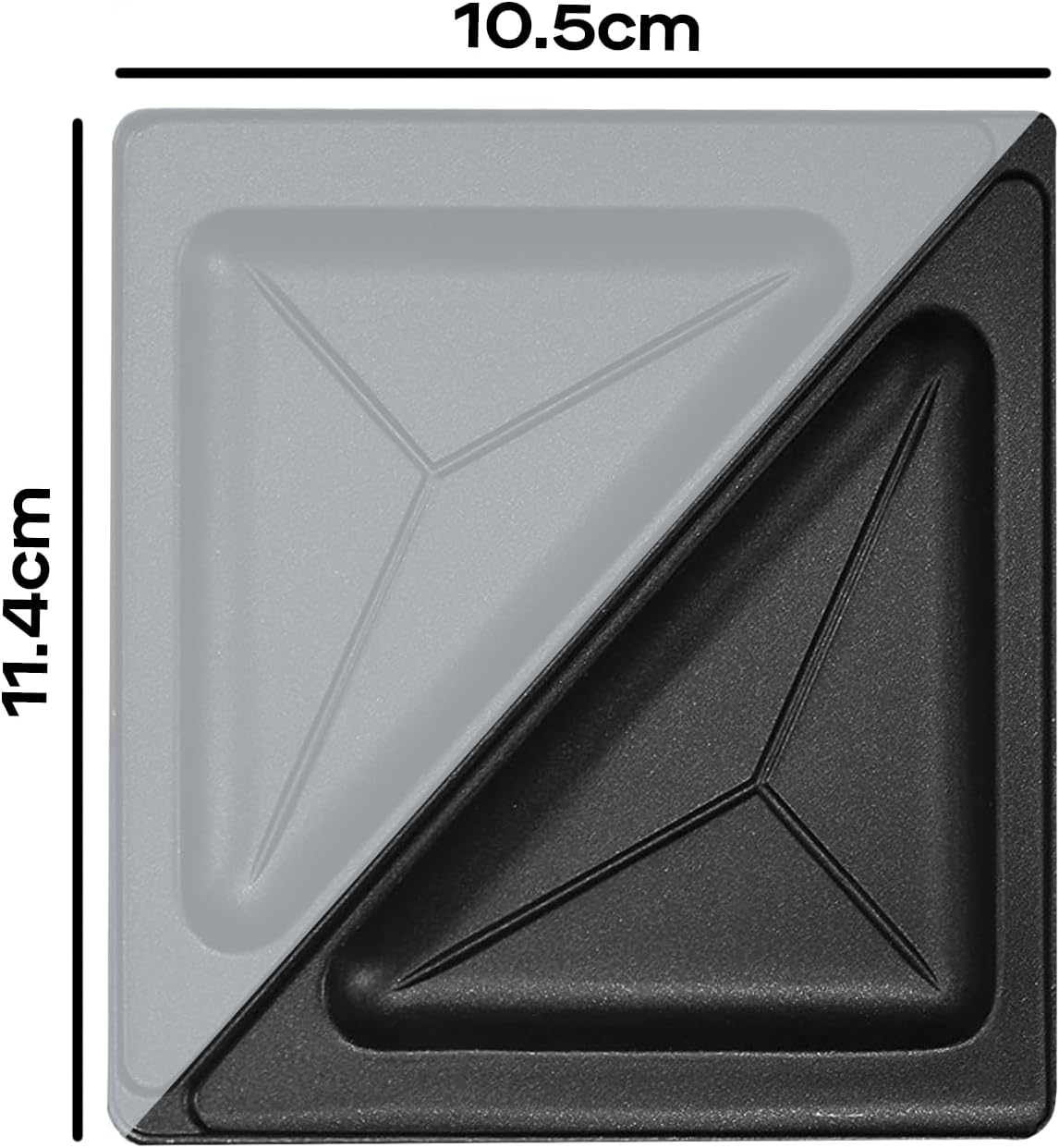 Daewoo Essentials 2 Slice Sandwich Toaster | Deep Fill | Easy Clean | White