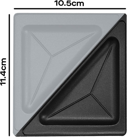 Daewoo Essentials 2 Slice Sandwich Toaster | Deep Fill | Easy Clean | White