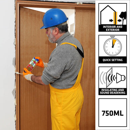 Everbuild Fix & Fill Quick Setting Foam 750ml