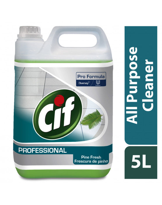 Cif Professional Pine Fresh All-Purpose Cleaner Concentrate 5 Litre - NWT FM SOLUTIONS