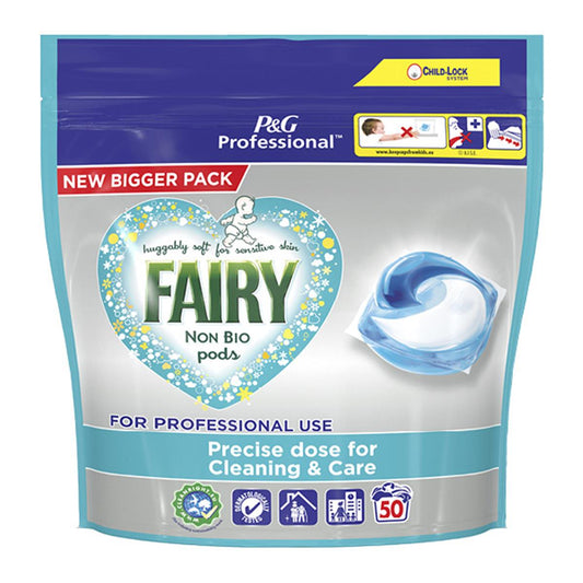 Fairy Non-Bio PODS Washing Liquid Laundry Detergent Capsules 50W