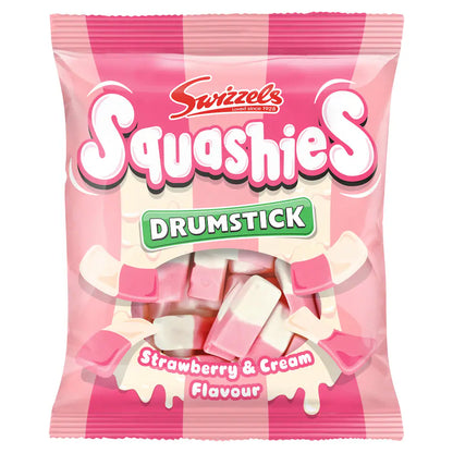 Swizzels Drumstick Squashies Strawberries & Cream 140g
