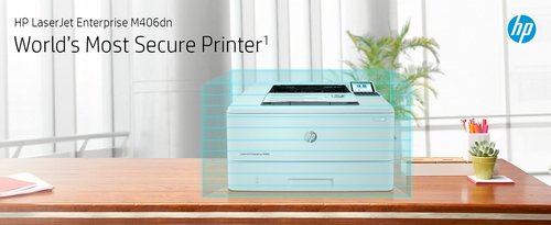 HP LaserJet Enterprise M406dn Mono Laser Printer 3PZ15A#B19